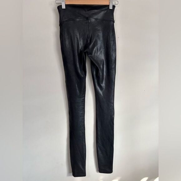 Spanx By Sara Blakely Faux Leather High Waisted Leggings - Picture 8 of 12